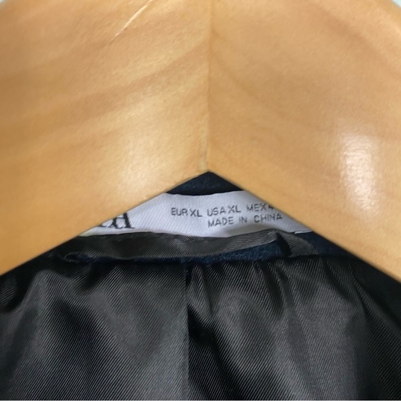 Zara Chester Coat Blue 9621 480‎ Sz  XL - Picture 5 of 8